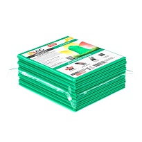 Мешки для мусора 160 л, зеленые, в пачке 10 шт., ПВД, 40 мкм, 900х1100 мм, i-Bag в Дмитрове