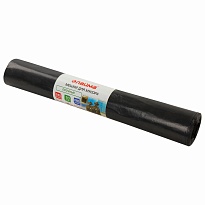 Мешки для мусора 240 л, черные, в рулоне 10 шт., ПВД 50 мкм, 1400х900 мм, LAIMA, 605337 в Дмитрове