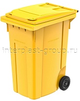Мусорный контейнер 360 л желтый 360 желтый в Дмитрове
