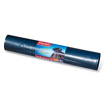 Мешки для мусора 240 л, черные, в рулоне 20 шт., ПВД 35 мкм, 1400х900 мм, PACLAN Big&Strong, 600823 в Дмитрове