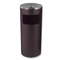 Урна металлическая с пепельницей, Титан, 29 л, черная, оцинкованная сталь в Дмитрове Урна металлическая с пепельницей, Титан, 29 л, черная, оцинкованная сталь в Дмитрове