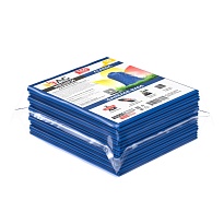 Мешки для мусора 160 л, синие, в пачке 10 шт., ПВД, 40 мкм, 900х1100 мм, i-Bag в Дмитрове