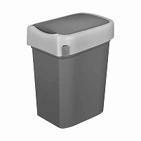 Контейнер для мусора Smart Bin 10 л (серый) 10 серый в Дмитрове