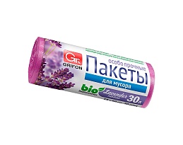 Мешки для мусора 30 л, ароматизированные, Лаванда, сиреневые, в рулоне 20 шт., ПНД, 9 мкм, 560х530 мм, GRIFON Aroma, 101-020 La в Дмитрове Мешки для мусора 30 л, ароматизированные, Лаванда, сиреневые, в рулоне 20 шт., ПНД, 9 мкм, 560х530 мм, GRIFON Aroma, 101-020 La в Дмитрове