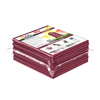 Мешки для мусора 160 л, бордовые, в пачке 10 шт., ПВД, 40 мкм, 900х1100 мм, i-Bag в Дмитрове