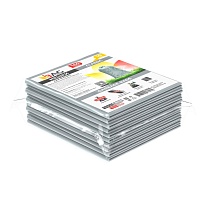 Мешки для мусора 160 л, светло-серые, в пачке 10 шт., ПВД, 40 мкм, 900х1100 мм, i-Bag в Дмитрове